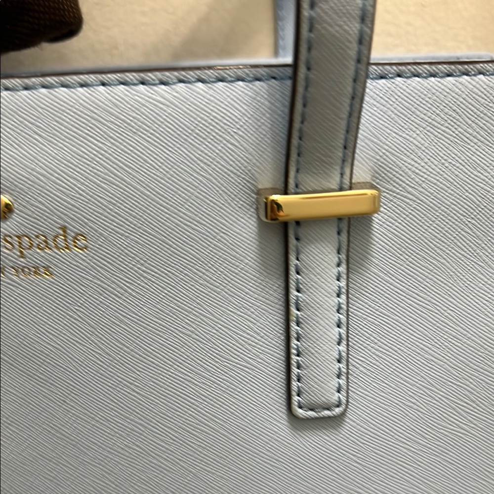 Kate Spade Blue tote bag Structured with shoulder strap and dust bag - Picture 3 of 14